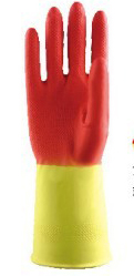 two-color latx glove