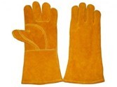 yellow cowleather welder glove