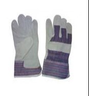 grey cowleather fullpalm glove
